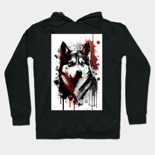 Husky Portrait Hoodie